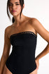 Strapless One-Piece Swimsuit With Mosaic Cutouts 04 / 800 Black